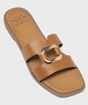 Mules plates avec bijou sur le dessus femme - Follow Me vue5 - FOLLOW ME - GEMO