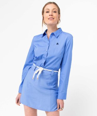 Jupe femme avec ceinture en corde - LuluCastagnette vue6 - LULUCASTAGNETTE - GEMO