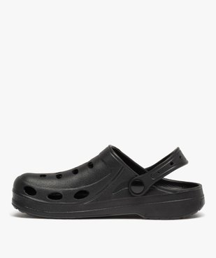 Sabots souples femme unis à perforations vue3 - GEMO (PLAGE) - GEMO