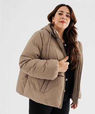 Doudoune à capuche femme grande taille vue2 - GEMO 4G GT - GEMO