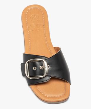 Mules femme à talon plat et bride à boucle ajustable vue5 - GEMO (CASUAL) - GEMO