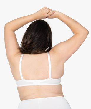 Soutien-gorge avec armatures et bonnets moulés surmontés de dentelle vue2 - GEMO(HOMWR FEM) - GEMO