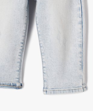 Jean droit bleached bébé garçon vue3 - GEMO(BB COUCHE) - GEMO