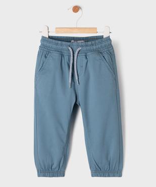 Pantalon jogger avec taille ajustable bébé garçon vue1 - GEMO(BEBE DEBT) - GEMO