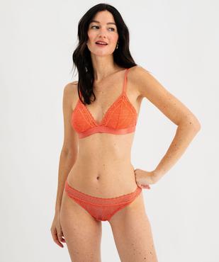 String en dentelle femme vue3 - GEMO(HOMWR FEM) - GEMO
