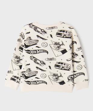 Sweat imprimé véhicules et skate garçon - Hot Wheels vue4 - HOT WHEELS - GEMO