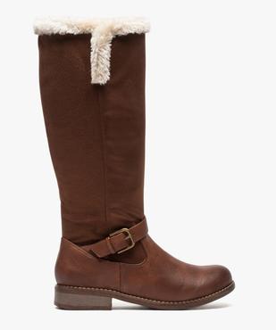 Bottes femme avec doublure chaude vue1 - GEMO (CASUAL) - GEMO