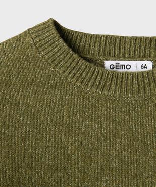 Pull à col rond fille vue2 - GEMO (ENFANT) - GEMO