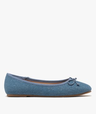 Ballerines en toile denim pailleté fille vue1 - LOVELY WINGS - GEMO