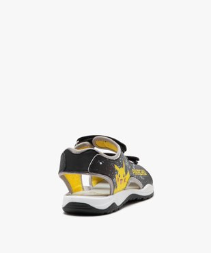 Sandales garçon à scratch sportswear Pikachu - Pokemon vue4 - POKEMON - GEMO