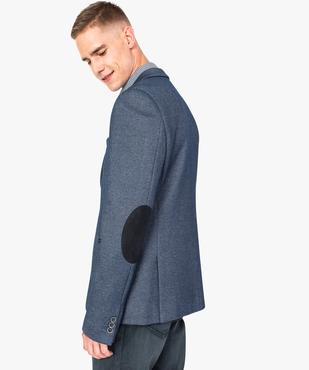 Veste de costume à coudières et pochette vue3 - GEMO (HOMME) - GEMO