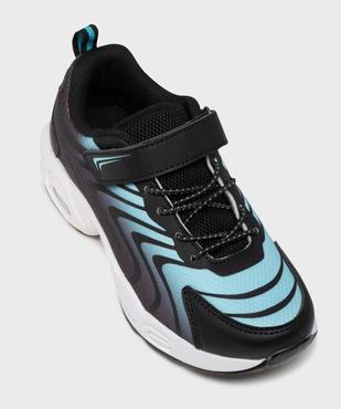 Baskets running fermeture scratch avec semelle bulle garçon - 5 Miles vue5 - 5 MILES GEMO FOR GOOD - GEMO
