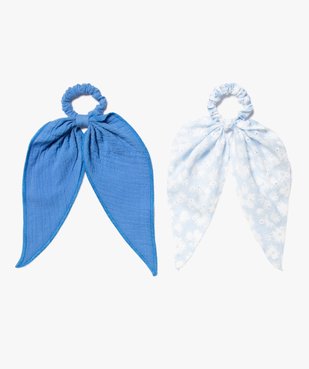 Elastiques cheveux effet foulard fille (lot de 2) vue1 - GEMO (ACCESS) - GEMO