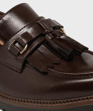 Mocassins à épaisse semelle crantée et bout amande femme - Follow Me vue6 - FOLLOW ME - GEMO