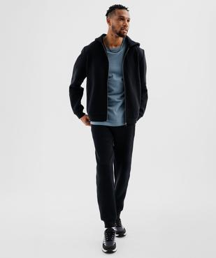 Pantalon de jogging avec poches zippées homme vue4 - GEMO (HOMME) - GEMO