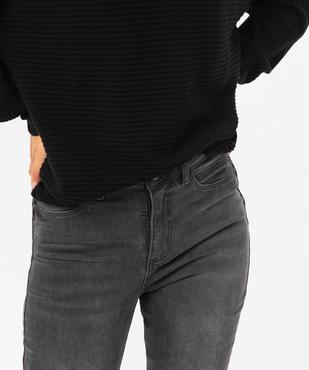 Jean skinny effet push-up taille haute femme vue2 - GEMO(FEMME PAP) - GEMO