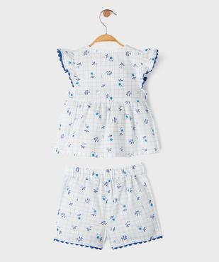 Ensemble 2 pièces bébé fille blouse et short - LuluCastagnette vue5 - LULUCASTAGNETTE - GEMO