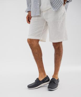 Chaussures bateau avec semelle intérieure cuir homme - Urban Steps vue1 - URBAN STEPS - GEMO