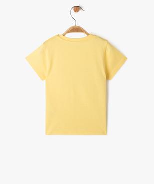 Tee-shirt manches courtes en coton imprimé bébé garçon vue3 - GEMO 4G BEBE - GEMO