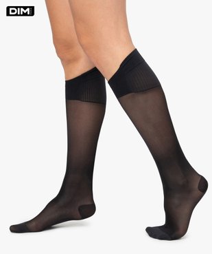 Mi-bas femme de contention transparents – Perfect Contention DIM vue1 - DIM - GEMO