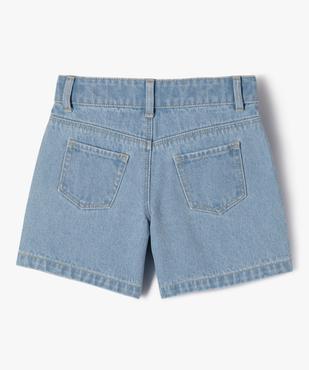 Short en jean ample en coton fille vue4 - GEMO (ENFANT) - GEMO