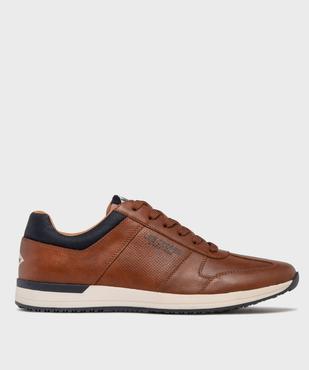 Baskets de ville avec col contrastant homme - Lee Cooper vue2 - LEE COOPER - GEMO