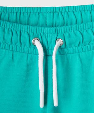 Short en maille avec biais contrastants fille vue2 - GEMO 4G FILLE - GEMO