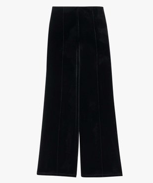 Pantalon femme en velours coupe ample vue4 - GEMO(FEMME PAP) - GEMO