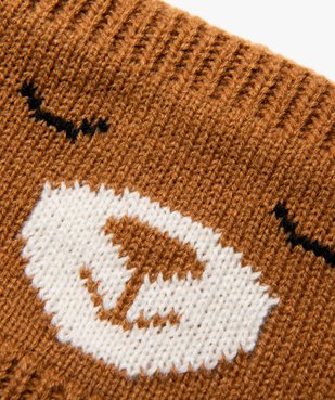 Ensemble bonnet et snood doublés polaire bébé garçon vue3 - GEMO(BEBE DEBT) - GEMO