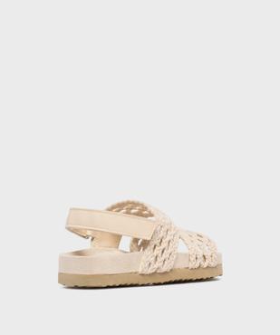 Sandales à scratch et brides crochetées fille - Lovely Wings vue4 - LOVELY WINGS - GEMO