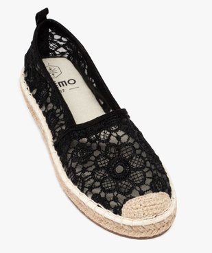 Espadrilles en tulle brodé femme vue5 - GEMO (SPORTSWR) - GEMO