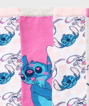 Chaussettes hautes imprimées Stitch et Angel fille (lot de 5) - Disney vue3 - LILO & STITCH - GEMO