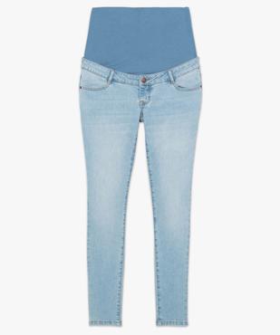 Jean de grossesse slim 4 poches avec bandeau jersey vue4 - GEMO (MATER) - GEMO
