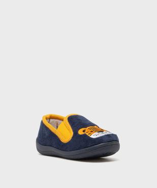 Chaussons en velours forme pantoufles imprimés garçon vue2 - GEMO (ENFANT) - GEMO