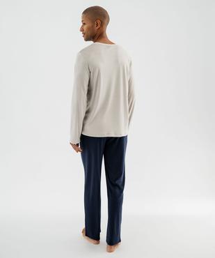 Pyjama en velours doux à grand motif homme - Goldorak vue3 - GOLDORAK - GEMO