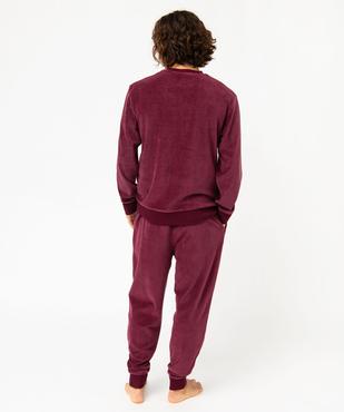 Pyjama en velours 2 pièces homme vue3 - GEMO(HOMWR HOM) - GEMO