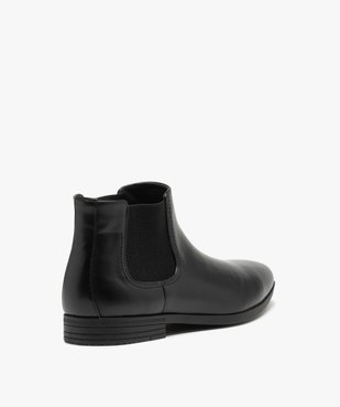 Chelsea boots avec élastiques texturés homme vue5 - MARIO BALDANO - GEMO