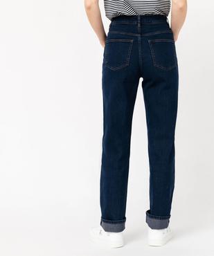 Jean Regular taille haute femme vue3 - GEMO(FEMME PAP) - GEMO