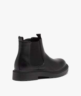 Boots Chelsea à épaisse semelle crantée homme vue5 - GEMO (CASUAL) - GEMO