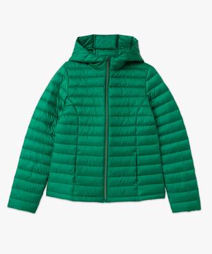 Doudoune à capuche rembourrage fin femme vue4 - GEMO 4G FEMME - GEMO