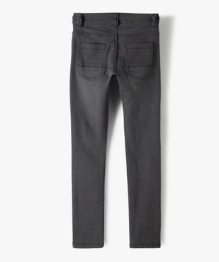 Jean garçon ultra skinny stretch avec plis aux hanches vue4 - GEMO (JUNIOR) - GEMO