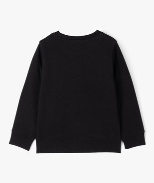 Sweat à col rond avec intérieur molletonné garçon vue3 - GEMO (ENFANT) - GEMO