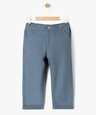 Pantalon en lin et coton bébé garçon vue1 - GEMO(BEBE DEBT) - GEMO
