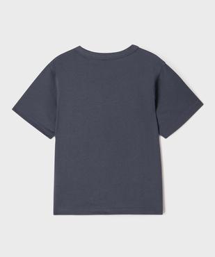 Tee-shirt manches courtes avec inscription garçon vue3 - GEMO 4G GARCON - GEMO