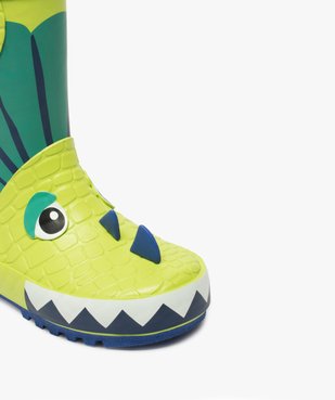 Bottes de pluie garçon à anses motif dinosaure en relief vue6 - GEMO (ENFANT) - GEMO