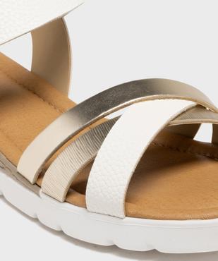 Sandales plates à brides croisées femme - Valentina Baldano vue6 - VALENTINA BALDA - GEMO
