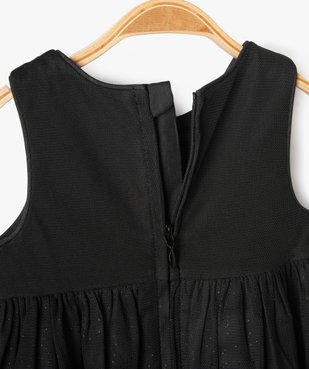 Robe fête en tulle avec sequins et paillettes bébé fille vue3 - GEMO(BEBE DEBT) - GEMO