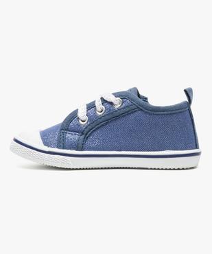Baskets en toile denim irisée - LuluCastagnette vue3 - LULU CASTAGNETT - GEMO