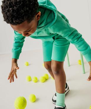 Bermuda en maille avec intérieur molletonné garçon vue13 - GEMO (ENFANT) - GEMO