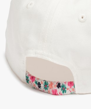 Casquette fille à visière fleurie et inscription "Girl Power" vue3 - GEMO (ENFANT) - GEMO